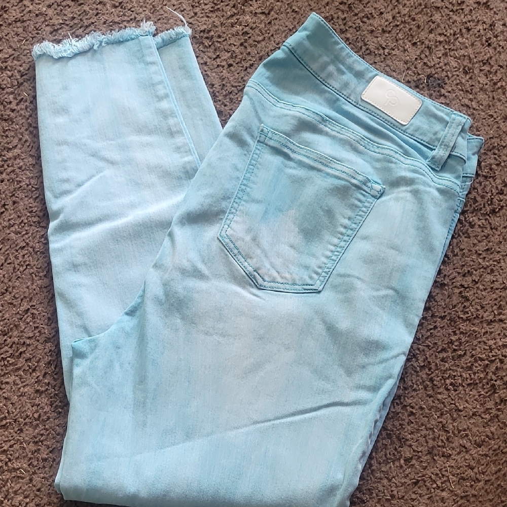 Celebrity Pink Teal Ankle Jeans